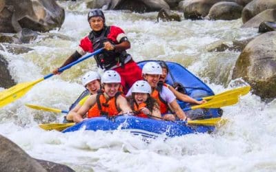 Rafting por el río, en Chiang Mai