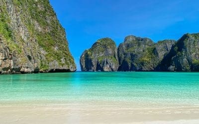 La playa de Maya Bay en las islas Phi Phi