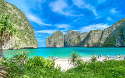 Las islas Phi Phi a primera hora de la mañana